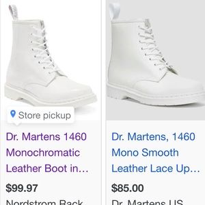 White Dr Martens Never worn